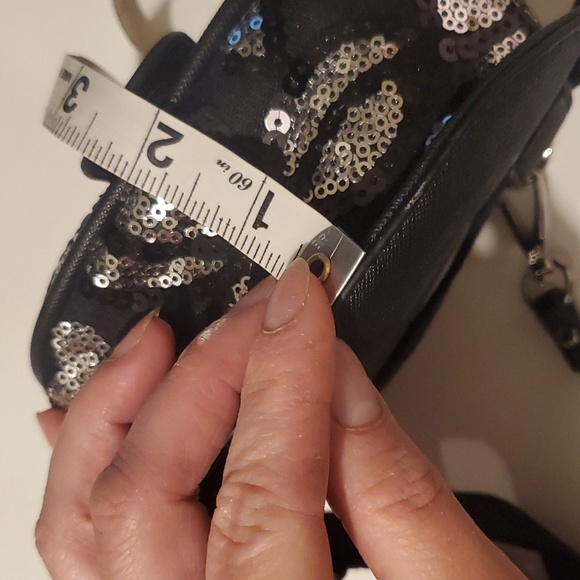 Like new! Joan Boyce mini sequin floral crossbody - Picture 8 of 8